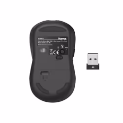 Hama MW-650 mouse Office Right-hand Bluetooth + USB Type-A Optical 2400 DPI