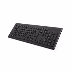 Hama Cortino, Full-size (100%), Wireless, RF Wireless, QWERTZ, Black