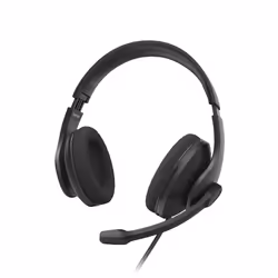 Hama HS-P200 V2, Wired, Office/Call center, 20 - 20000 Hz, Headset, Black