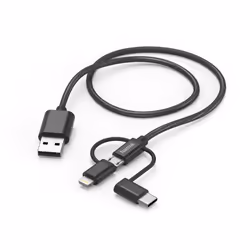 Hama 00201536 USB cable USB 2.0 1.5 m USB A USB C Black