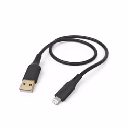 Hama Flexible, 1.5 m, Lightning, USB A, Male, Male, Black