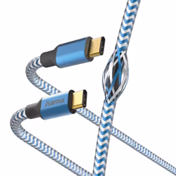 Hama Reflective USB cable USB 2.0 1.5 m USB C Blue - Additional view 4