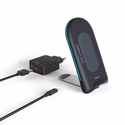 Hama QI-FC15S Smartphone Black AC Wireless charging Fast charging Indoor