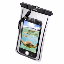 Hama Finest Sports, Water sport activity, Cash, Credit card, Smartphone, Black, Transparent, Polyvinyl chloride (PVC), IPX8