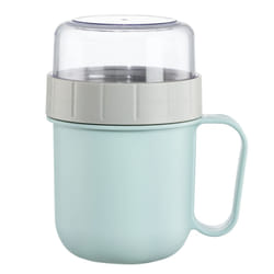Hama 00181582 lunch box Lunch container 0.7 L Acrylonitrile butadiene styrene (ABS), Polypropylene (PP), Silicone Blue, Grey, Transparent 1 pc(s)