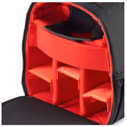 Hama Ohio Backpack Black, Red - Additional view 4
