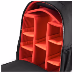 Hama Ohio Backpack Black, Red - Additional view 5