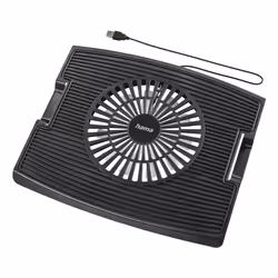 Hama Wave laptop cooling pad 39.6 cm (15.6") Black