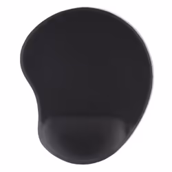Hama 00126854, Black, Monochromatic, Memory foam, Polyurethane, Styrene-Butadiene (SBR), Wrist rest