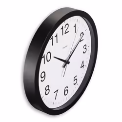Hama Aruba Quartz clock Circle Black, White