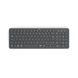 Hama WK-300 keyboard Home/Office RF Wireless + Bluetooth QWERTZ German Black