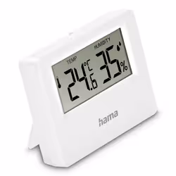 Hama Ebro Thermometer and Hygrometer, Digital, For Indoors or Outdoors, white - Additional view 2