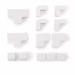 Hama 00221017 cable organizer Universal Cable duct White 4 pc(s) - Additional view 4
