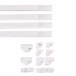 Hama 00221017 cable organizer Universal Cable duct White 4 pc(s) - Additional view 7