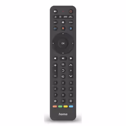 Hama 00221055, TV, IR Wireless, Press buttons, Black