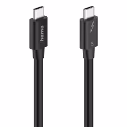 Hama USB-C USB cable USB 3.2 Gen 2 (3.1 Gen 2) 1 m USB C 80 Gbit/s 240 W Black - Additional view 2