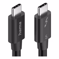 Hama USB-C USB cable USB 3.2 Gen 2 (3.1 Gen 2) 1 m USB C 80 Gbit/s 240 W Black - Additional view 3