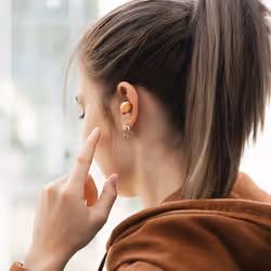 Hama Freedom Buddy II Headset True Wireless Stereo (TWS) In-ear Calls/Music Bluetooth Orange - Additional view 6
