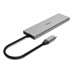 Hama 00200147 interface hub USB Type-C 10000 Mbit/s Grey - Additional view 2