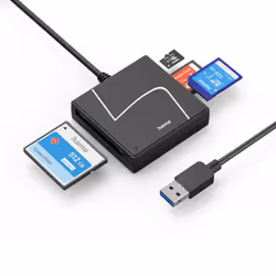 Hama 00200148 card reader USB 3.2 Gen 1 (3.1 Gen 1) Type-A/Type-C Black - Additional view 7