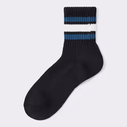 Gu By Uniqlo Style Heated Ankle Socks  Line - 67 BLUE/2729cm