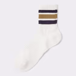 Gu By Uniqlo Style Heated Ankle Socks  Line - 67 BLUE/2729cm
