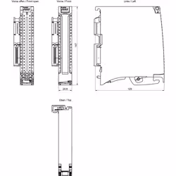 Siemens S7-1500, DI 32x24VDC BA - Additional view 4