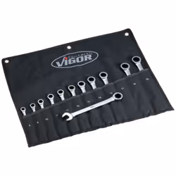 Vigor V1031, 8,9,10,11,12,13,14,15,16,17,18,19 mm, Chrome, Chrome