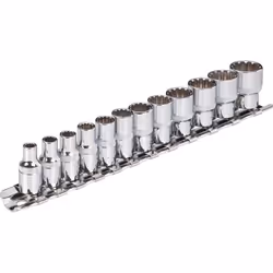 Vigor V1897, Socket set, 1/4", 12 head(s), 4,5,6,7,8,9,10,11,12,13,14 mm