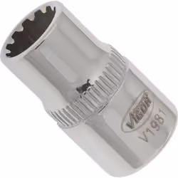 Vigor V1981, Socket, 1/4", Metric, 1 head(s), 8 mm, 25 mm