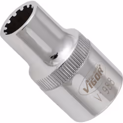Vigor V1988, Socket, 1/2", Metric, 1 head(s), 10 mm, 38.1 mm