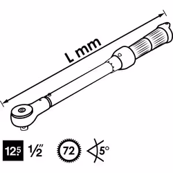 Vigor V3899 torque wrench Nm