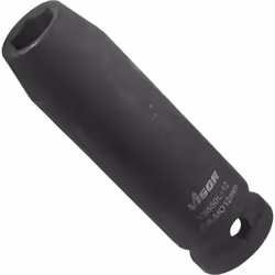 Vigor V5550L-12, Socket, 1/2", Metric, 1 head(s), 12 mm, Matt