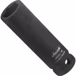 Vigor V5550L-16, Socket, 1/2", Metric, 1 head(s), 16 mm, Matt
