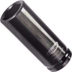 Vigor V5550L-21, Socket, 1/2", Metric, 1 head(s), 21 mm, Gloss