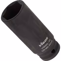 Vigor V5550L-24, Socket, 1/2", Metric, 1 head(s), 24 mm, Matt