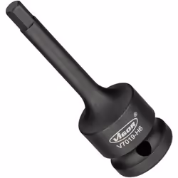 Vigor V7019-H6, Impact socket, Black, 1 head(s), 1/2", Metric, 6 mm