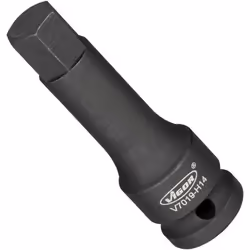 Vigor V7019-H14, Impact socket, Black, 1 head(s), 1/2", Metric, 14 mm
