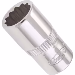 Vigor V7514-9, Socket, 1/4", Metric, 1 head(s), 9 mm, 25 mm