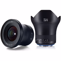 Carl Zeiss Milvus 2.8/15 mm ZE, Super wide lens, 14/12, 2.8 - 22 mm, Canon EF-M