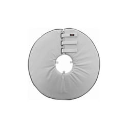 protection collar Dog 53-56 x 27 cm polyester grey