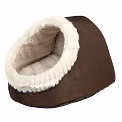 TRIXIE Timur Cave, Cave pet bed, Indoor, Dog, Beige, Brown, Oval, Monochromatic