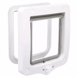 TRIXIE 2-Way Cat Flap Door White Home Pet Animal Supplies Cat and Dog Flap