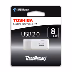 Toshiba TransMemory USB flash drive 8 GB USB Type-A 2.0 White