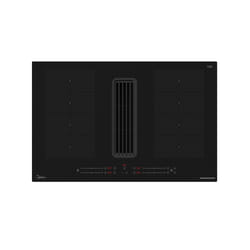 Midea MIH740Y078B hob Black Built-in 21 cm Zone induction hob 4 zone(s) Built-in hood