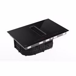Midea MIH740Y078B hob Black Built-in 21 cm Zone induction hob 4 zone(s) Built-in hood