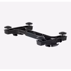 racktime Snapit 2.0 system adapter, Bicycle rear rack mount, Black