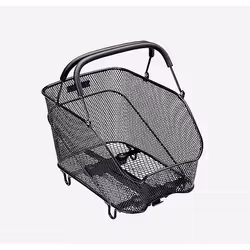 racktime BaskIt, Rear, Bicycle basket, Black, 20 L, 10 kg, 388 mm