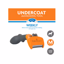 FURminator 8117940112464 pet brush/comb Black, Orange Dog Deshedder - Additional view 4