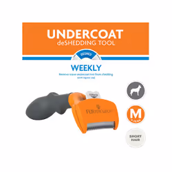 FURminator 8117940112396 pet brush/comb Black, Orange Dog Deshedder - Additional view 5